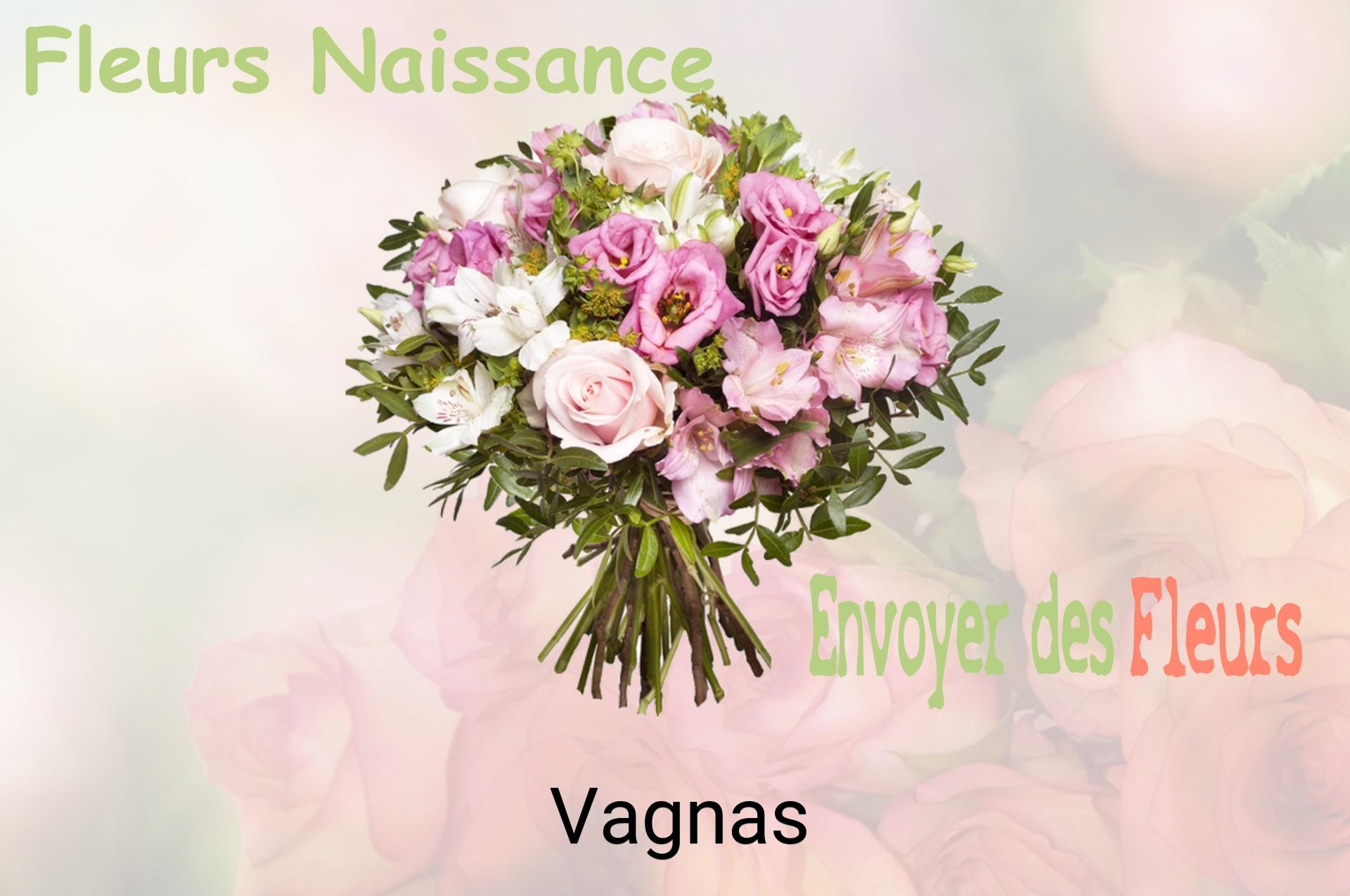 Bouquet de fleurs de naissance livré à Vagnas